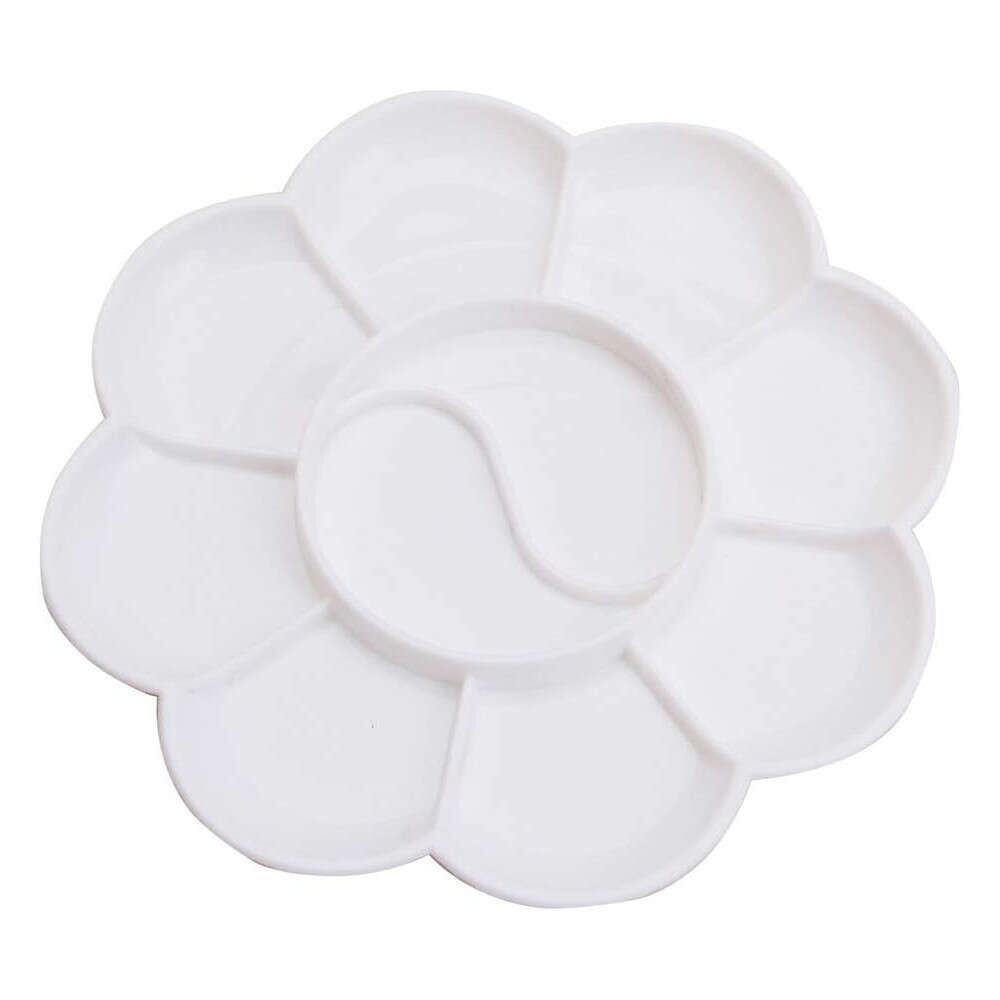 Hobi Market Art Plastik Papatya Palet  13 Cm. 10 Godeli