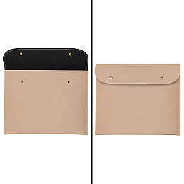 Bback Suni Deri Çıtçıtlı Dosya A3 (29x42 cm.) BEJ - 1