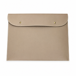 Bback Suni Deri Çıtçıtlı Dosya A3 (29x42 cm.) BEJ - 3