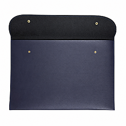 Bback Suni Deri Çıtçıtlı Dosya A3 (29x42 cm.) LACİVERT - 2