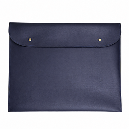 Bback Suni Deri Çıtçıtlı Dosya A3 (29x42 cm.) LACİVERT - 3