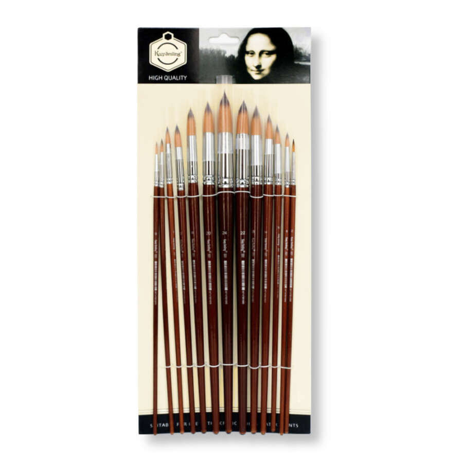 Hobi Market Art Yuvarlak Uçlu Fırça Seti 13