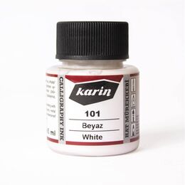Karin Hat Mürekkebi 45 ml. 101 Beyaz - 1