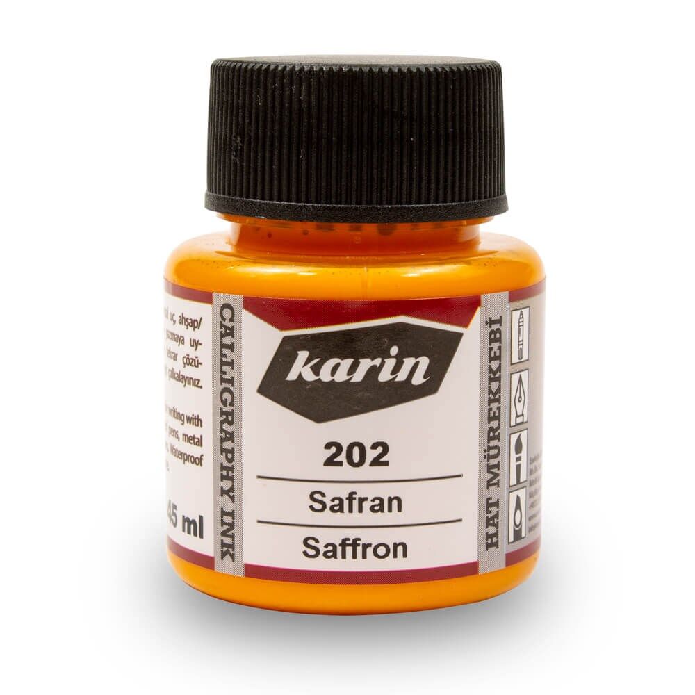 Karin Hat Mürekkebi 45 Ml. 202 Safran
