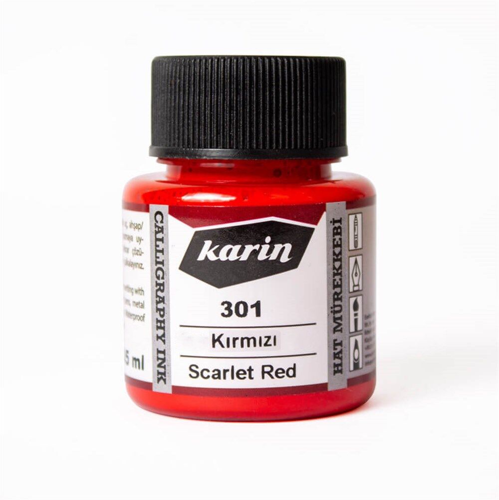 Karin Hat Mürekkebi 45 Ml. 301 Kırmızı