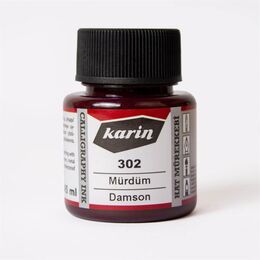 Karin Hat Mürekkebi 45 ml. 302 Mürdüm