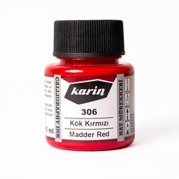 Karin Hat Mürekkebi 45 ml. 306 Kök Kırmızı