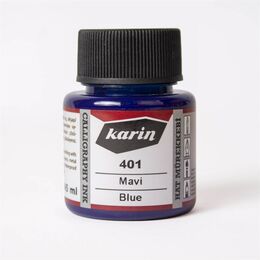 Karin Hat Mürekkebi 45 ml. 401 Mavi