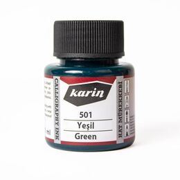 Karin Hat Mürekkebi 45 ml. 501 Yeşil