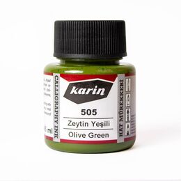 Karin Hat Mürekkebi 45 ml. 505 Koyu Zeytin