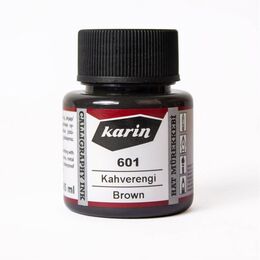 Karin Hat Mürekkebi 45 ml. 601 Kahverengi