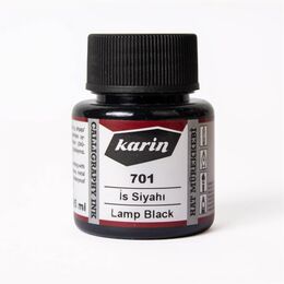 Karin Hat Mürekkebi 45 ml. 701 İs Siyahı