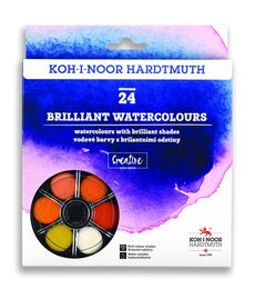 Koh-i Noor 4 Katlı Brilliant Sulu Boya Seti 24 Renk