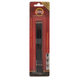 Koh-i Noor Gioconda Extra Charcoal Kömür Füzen Kalem Seti 3'lü - 1