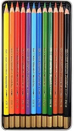 Koh-i Noor Mondeluz Aquarell Boya Kalemi Seti 12 Renk Metal Kutu - 2