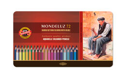 Koh-i Noor Mondeluz Aquarell Boya Kalemi Seti 72 Renk Metal Kutu - 1