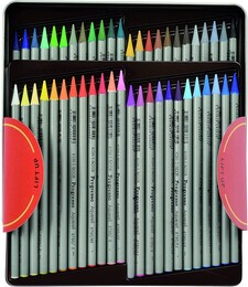Koh-i Noor Progresso Aquarell Ağaçsız Sulandırılabilir Boya Kalemi Seti 48 Renk - Thumbnail