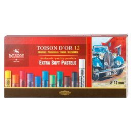 Koh-i Noor Toison D'or Extra Soft Pastel Boya Seti (Kalın) 12 Renk