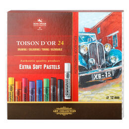 Koh-i Noor Toison D'or Extra Soft Pastel Boya Seti (Kalın) 24 Renk