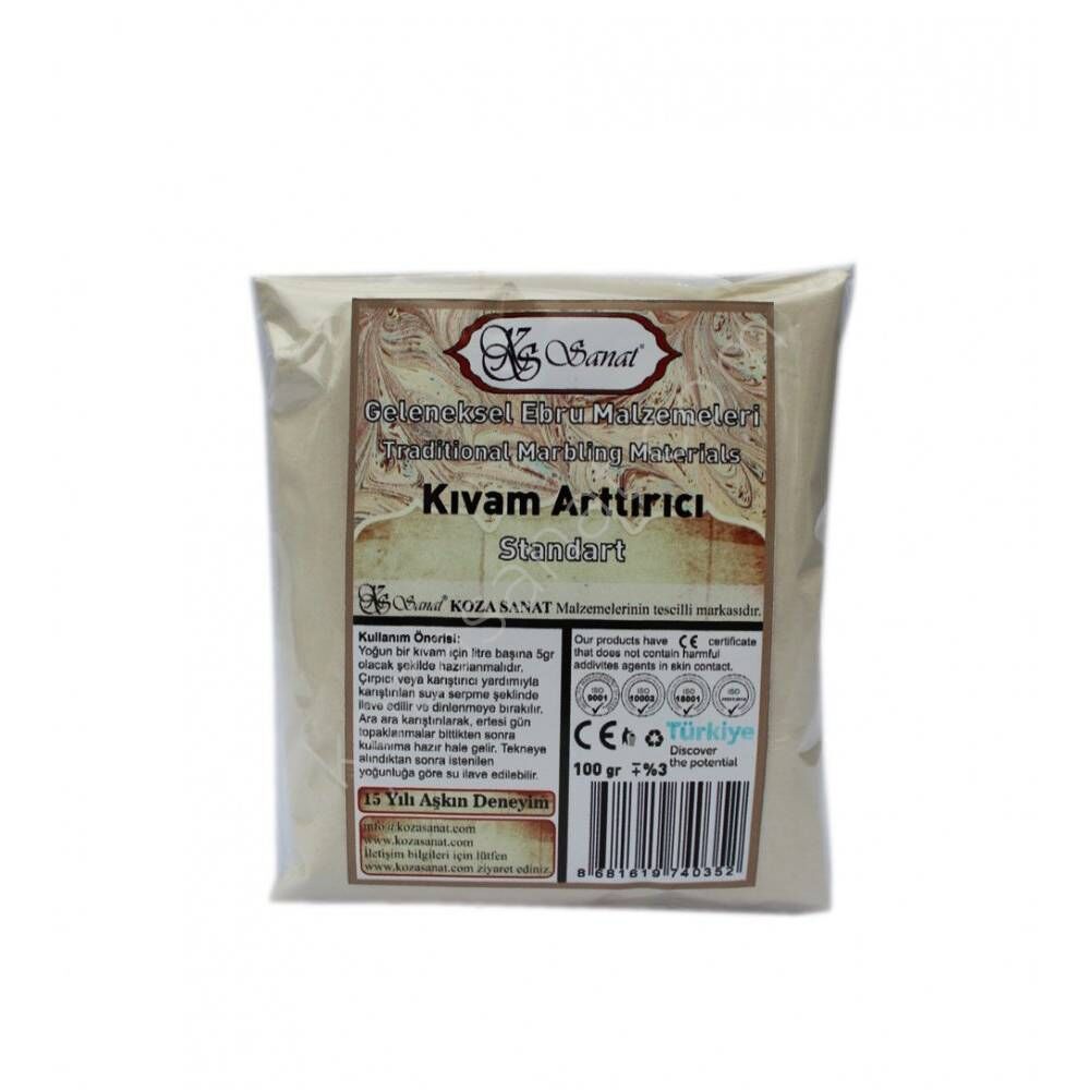 Koza Sanat Toz Kitre (kıvam Arttırıcı Standart) 100 Gr.
