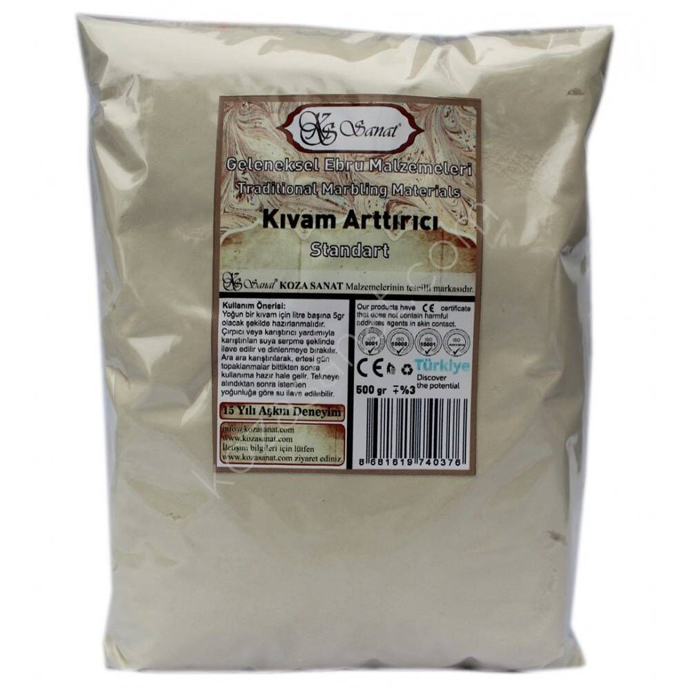Koza Sanat Toz Kitre (kıvam Arttırıcı Standart) 500 Gr.
