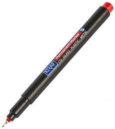 Kraf 290 OHP Plus Asetat Kalemi (S) KIRMIZI - 1
