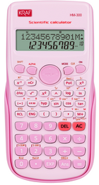 Kraf Bilimsel Hesap Makinesi 240 Fonksiyonlu PASTEL PEMBE - 1