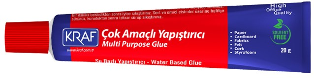 Kraf Çok Amaçlı Yapıştırıcı 20 Gr.