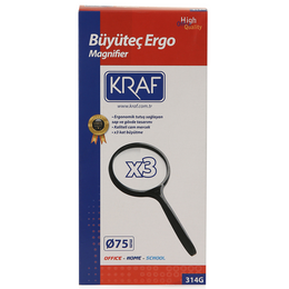 Kraf Ergo Büyüteç 75 mm. 3x - 2