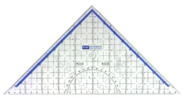 Kraf Geometrik Açılı Gönye Cetvel Geoder-Aristo 32 cm. - 2