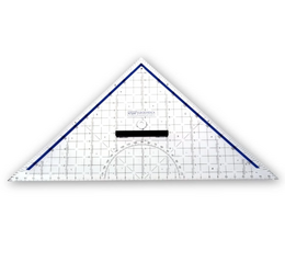 Kraf Geometrik Açılı Gönye Cetvel Geoder-Aristo 32 cm. - Thumbnail