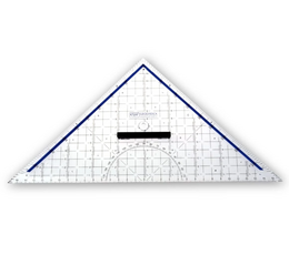 Kraf Geometrik Açılı Gönye Cetvel Geoder-Aristo 32 cm. - 1