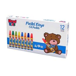 Kraf Kids Pastel Boya 12 Renk Karton Kutu - 1