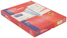 Kraf Kristal Poşet Dosya A4 100'lü Paket - 1