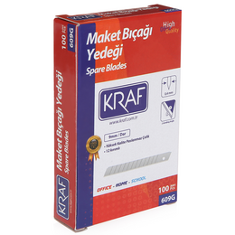 Kraf Maket Bıçağı Yedeği Dar 100'lü Paket