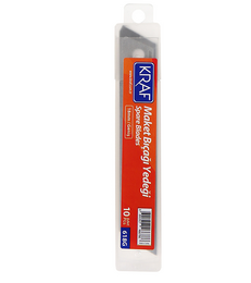 Kraf Maket Bıçağı Yedeği Geniş 10'lu Tüp - 1