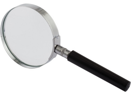 Kraf Metal Çerçeveli Büyüteç 75 mm. 5x - 1