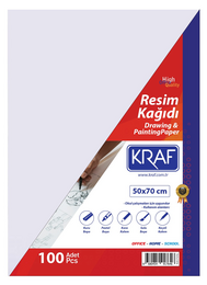 Kraf Resim Kağıdı 50x70 cm. 100'lü Paket