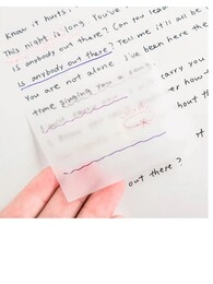 Kraf Şeffaf Post-it Yapışkanlı Not Kağıdı 76x76 mm. 50 yaprak ŞEFFAF GRİ - 2