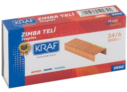 Kraf Zımba Teli No:24/6 Sarı - Kraf
