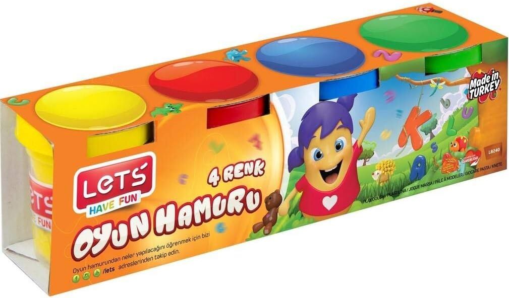 Lets Oyun Hamuru 4 Renk X 460 Gr.
