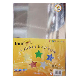 Lino Aynalı Karton 23x33 Cm.5 Renk 10'Lu (2708J)