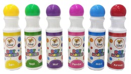 Lino Dot Markers Yıkanabilir Keçeli Boya Kalemi 6 Renk - Thumbnail