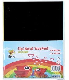Lino Elişi Kağıdı Yapışkanlı A4 10 Renk (PP-011) - 1
