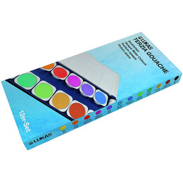 Lukas - Nerchau Opak Sulu Boya Seti 12 Disk + 1 Tüp - Lukas