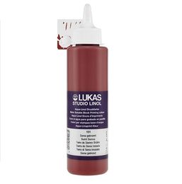 Lukas Studio Su Bazlı Linol Baskı Boyası 250 ml. Burnt Sienna