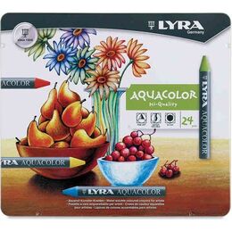 Lyra Aquacolor Sulandırılabilir Pastel Boya Seti 24 Renk