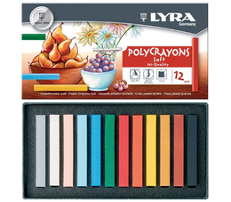 Lyra Polycrayons Soft - Toz Pastel Boya Seti 12 Renk