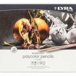 Lyra Rembrandt Polycolor Kuru Boya Kalemi Seti 24 Renk Metal Kutu - 1