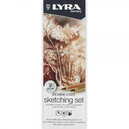Lyra Rembrandt Sketching Set Karakalem Eskiz Çizim Seti 6'lı - 1